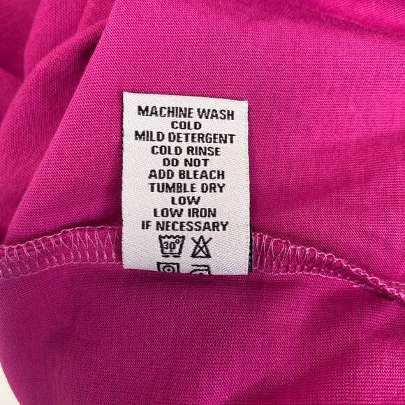 STRAIGHT DOWN Golf Classic Polo Mens Sz M Pink Solid Pima Cotton Performance NWT - Picture 8 of 9